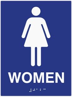 Women's Restroom Sign