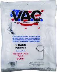 VAC 30 PROTEAM N/S 6 QT Hepa Bag
