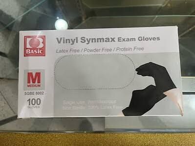 VINYL SYNMAX EXAM GLOVES, Medium