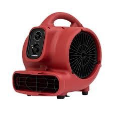 XPOWER P-230AT 1/4 HP Mini Air Mover Red