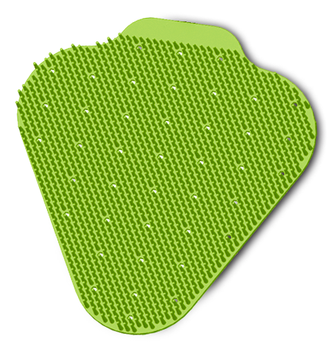 Eva Anti Splash Urinal Screen Citrus Light Green 10/BX