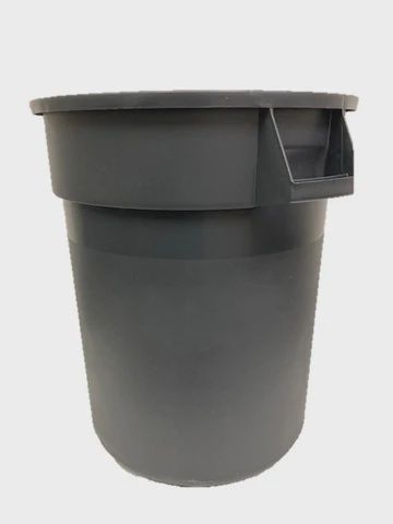 32 Gallon Trash Can - Gray