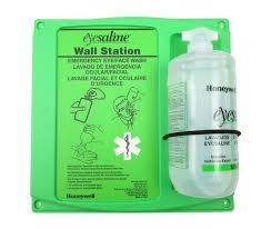 HONEYWELL Emergency Eye Saline Wall Station, 32 Oz