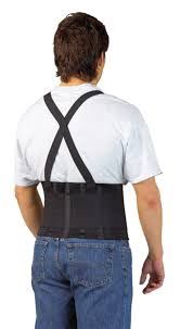BACK SUPPORT BELT W/SUSPENDERS, Small (28"-32")