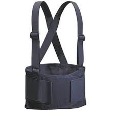 BACK SUPPORT BELT W/ SUSPENDERS, Small (30"-36")