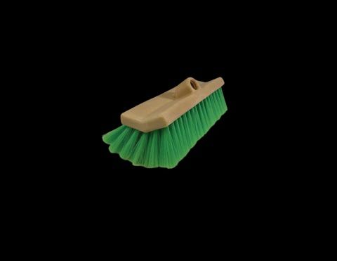 Green Flagged Multi Surface Vehicle Brush
