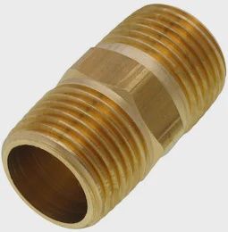 Brass Hex Nipple - 1/2"