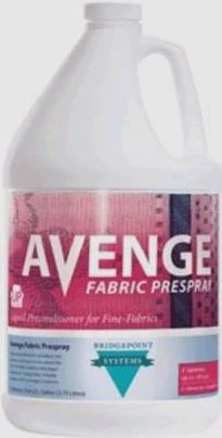 Bridgepoint Systems, Upholstery Cleaning, Avenge Fabric Prespray, 1 Gallon