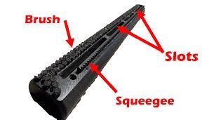 EVOLUTION Hard Surface Brush Glide with Squeegee, 13"