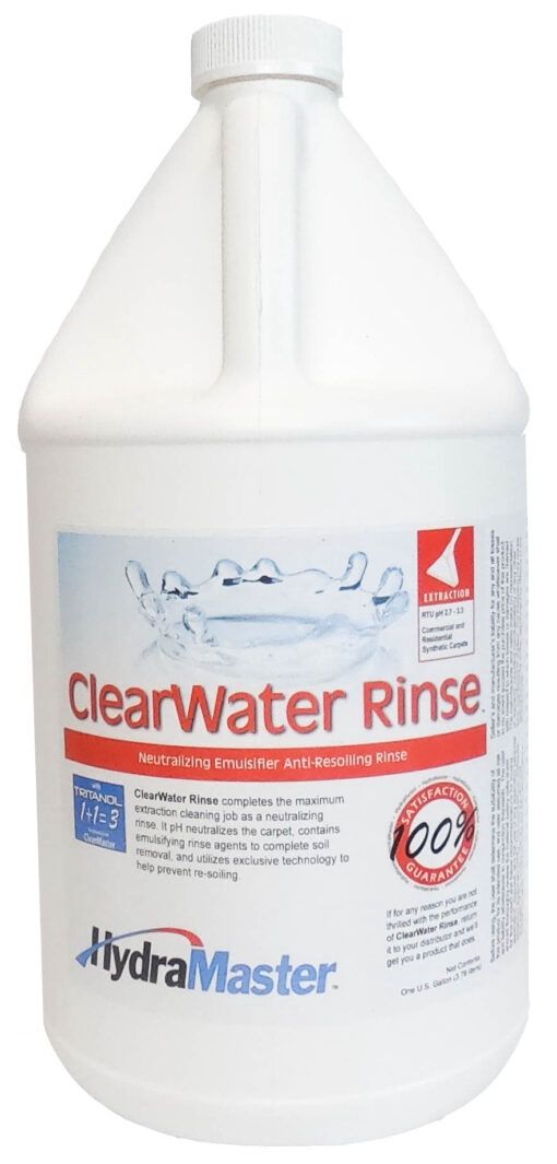 ClearWater Rinse Neutralizing Emulsifier Anti-Resoiling Rinse