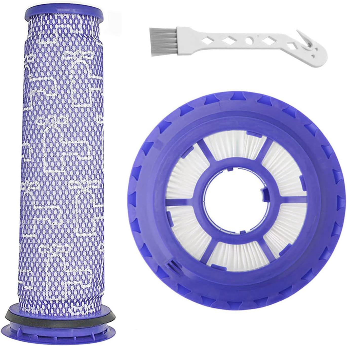 Vacuum Filters Replacement Parts for Dyson DC41 DC65 DC66 UP13 UP20 UP30 Animal, Multi Floor and Ball Animal 2 Aniaml 3 Vacuums, Part 920769-01&amp;920640-01, 1 Pack Post Filter &amp; 1 Pack Pre Filter