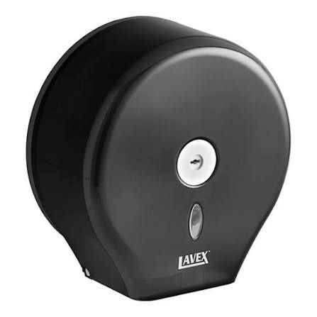 LAVEX 9" Single Roll Jumbo Toilet Tissue Dispenser, BLACK