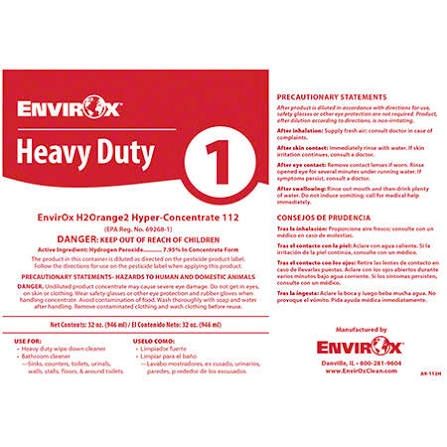 ABSOLUTE 112 Secondary Label - HEAVY DUTY RED