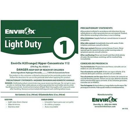 ABSOLUTE 1112 Secondary Label - LIGHT DUTY GREEN