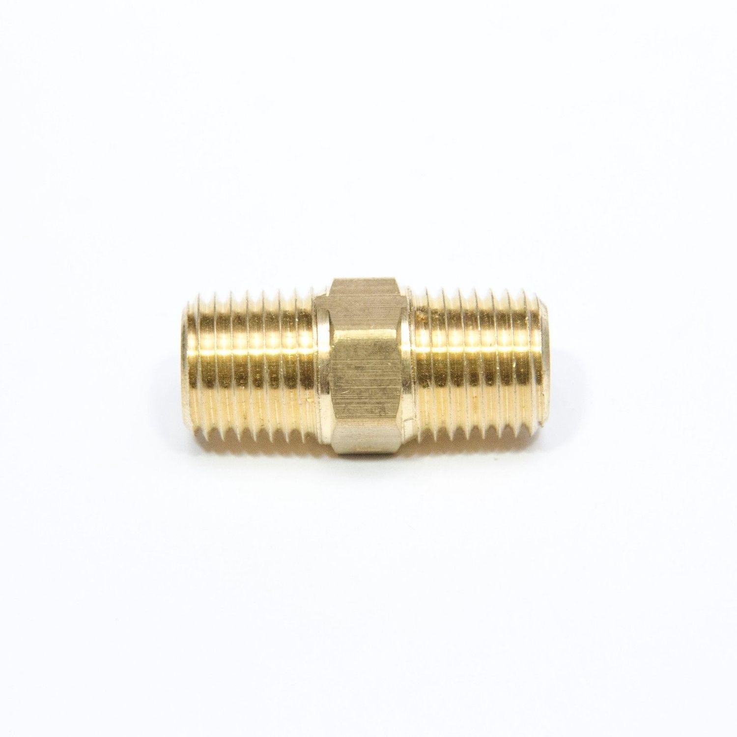 Brass Pipe Nipple 1/4" Male NPT X 1/4" Male NPT Fitting