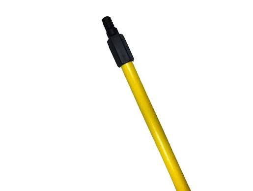 5' Fiberglass Threaded Handle, YELLOW