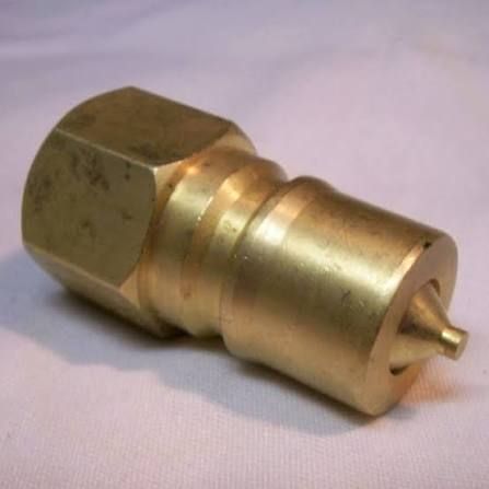 QC,  3/8" x 3/8" FPT BRASS 660