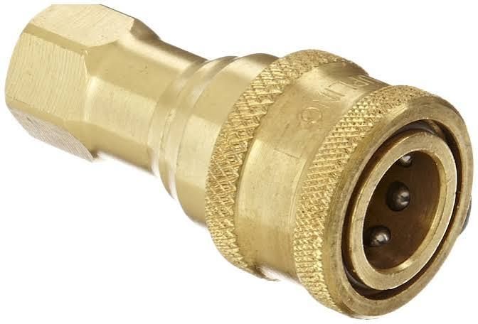 COUPLER 1/4" FNPTF BRASS H Series (2HF2-B)