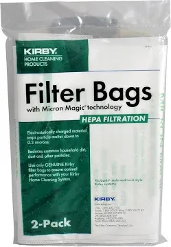 Kirby Micro Allergen Plus Hepa Vacuum Bags (2-Pack)