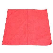 Basic Microfiber Cloth RED 16X16 EA