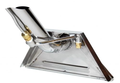 2-Jet Classic Style Wand, S-BEND w/Splashguard, 2-jets