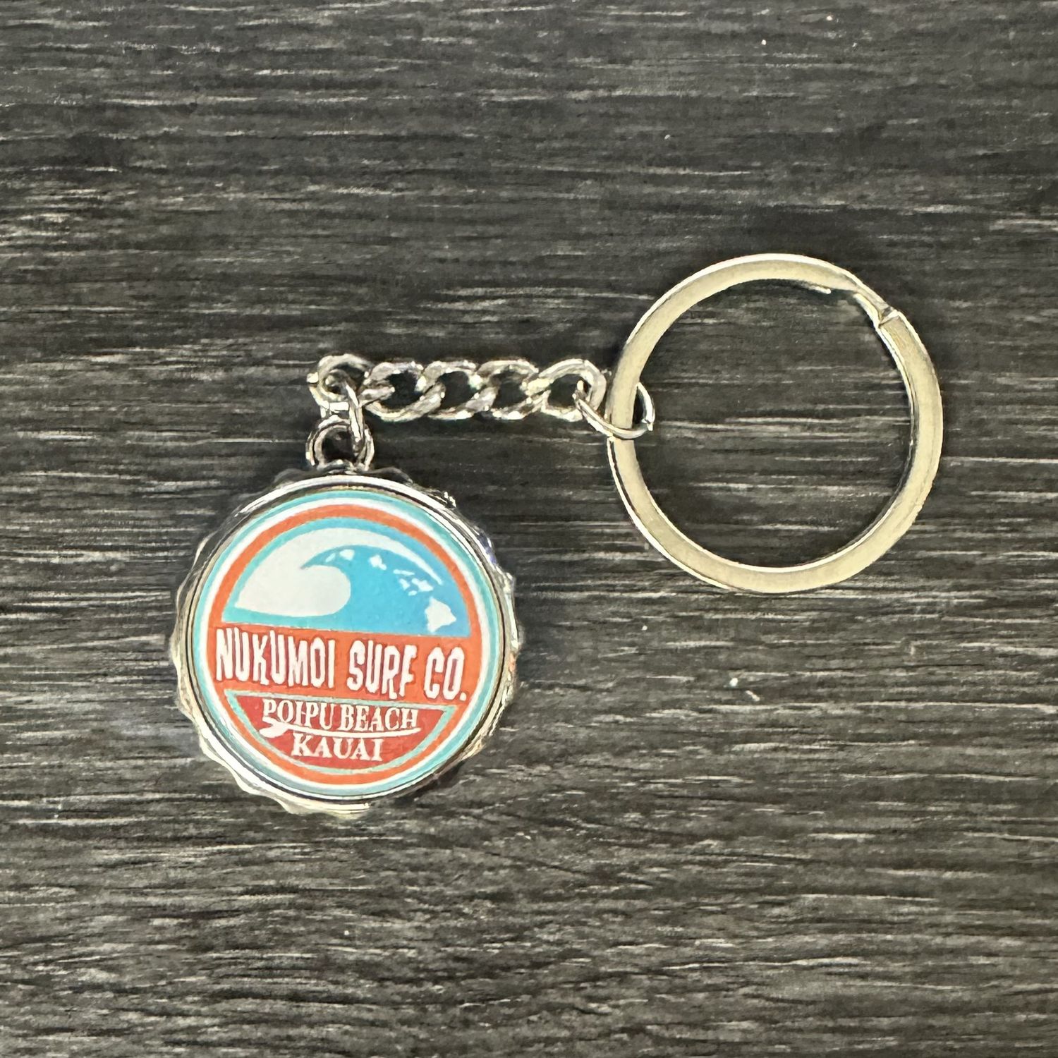 Brenneckes Bottle Cap Keychain