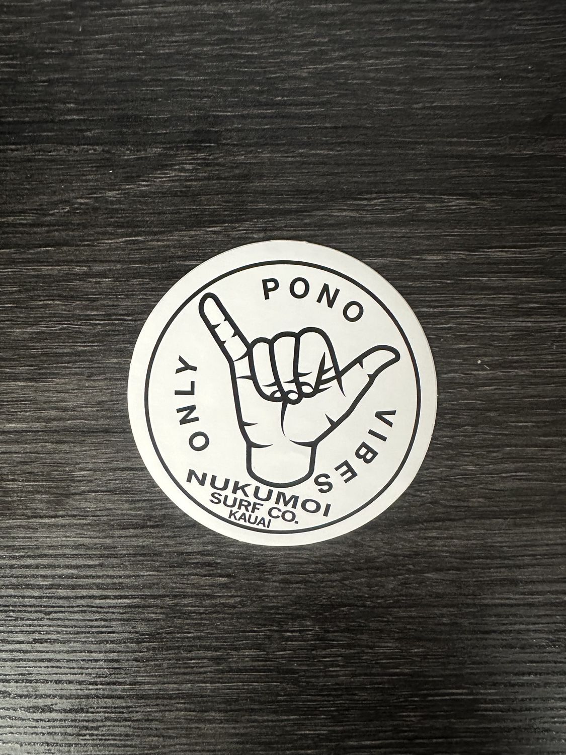 Pono Vibes Sticker