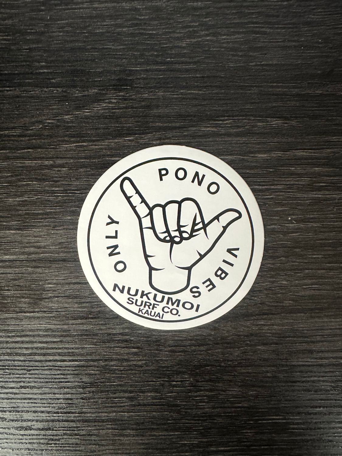 Only Pono Vibes Sticker