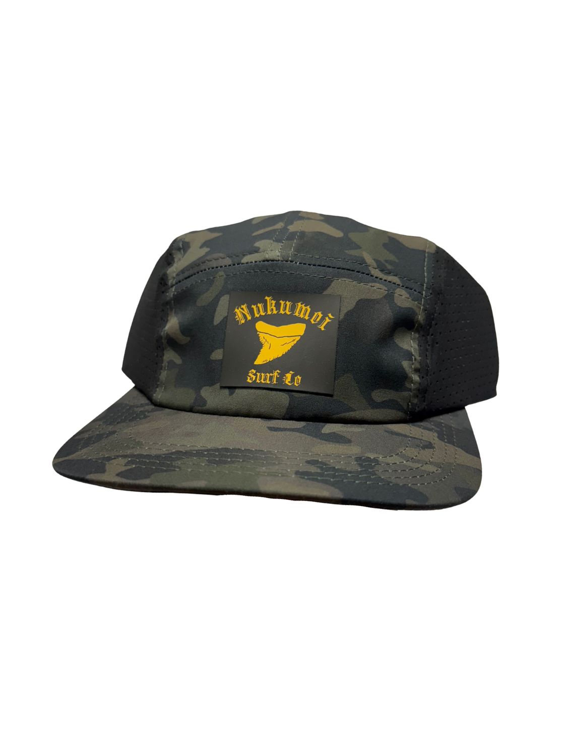 Nukumoi Shark Performance Hat, Color: Camo /Gold