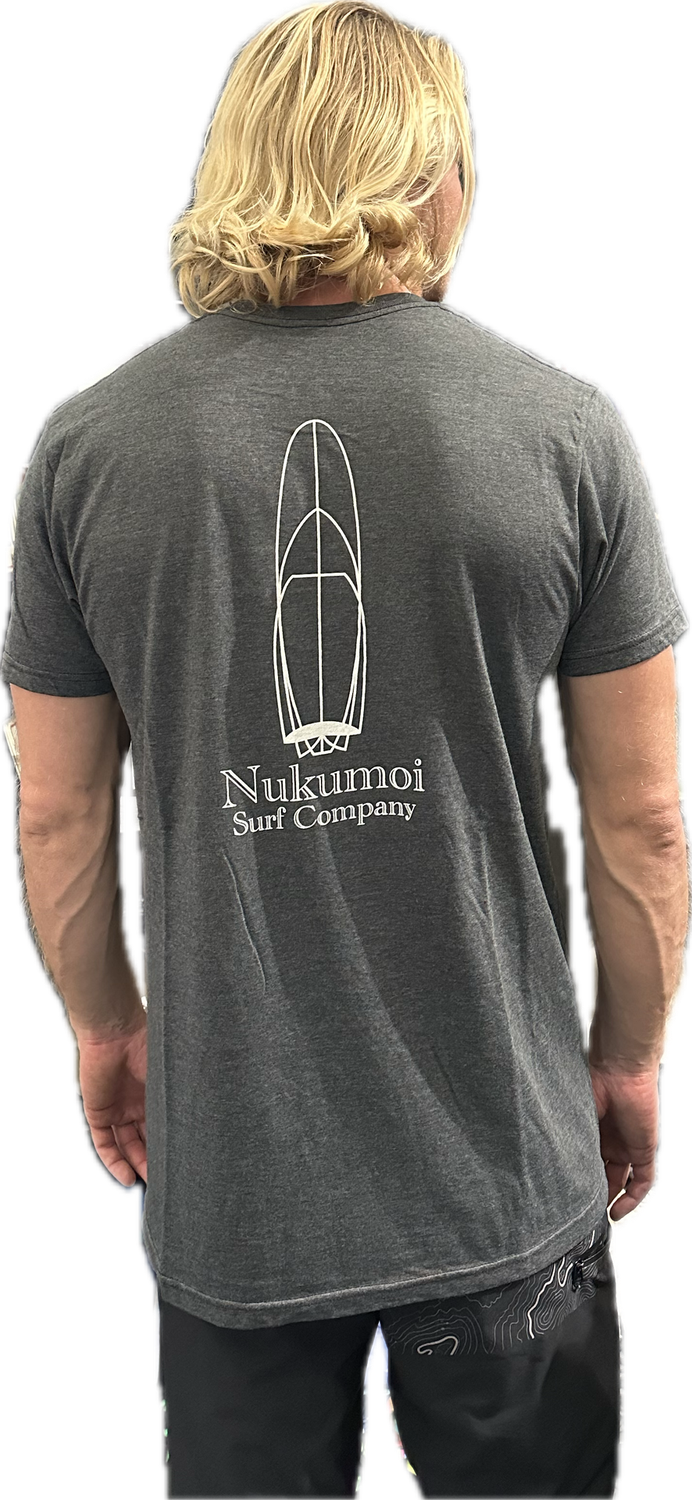 Nukumoi Trinity Tee, Color: Charcoal, Size: Sm