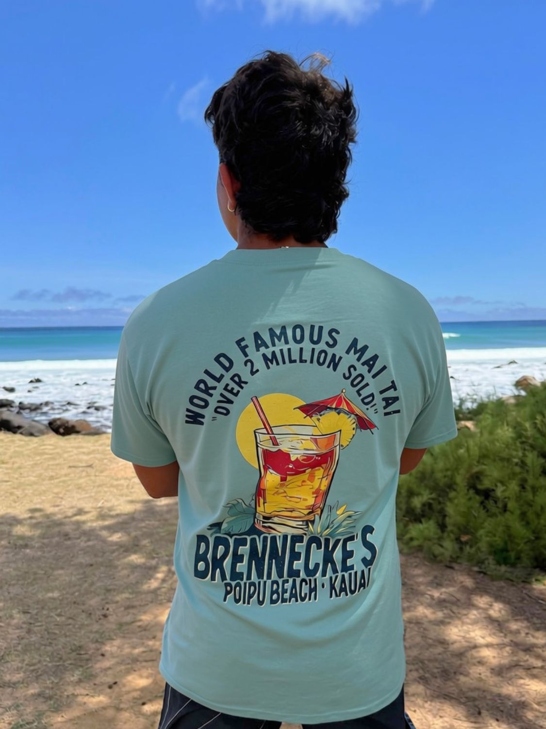 Brenneckes Mai Tai Tee, Color: Sage, Size: Sm