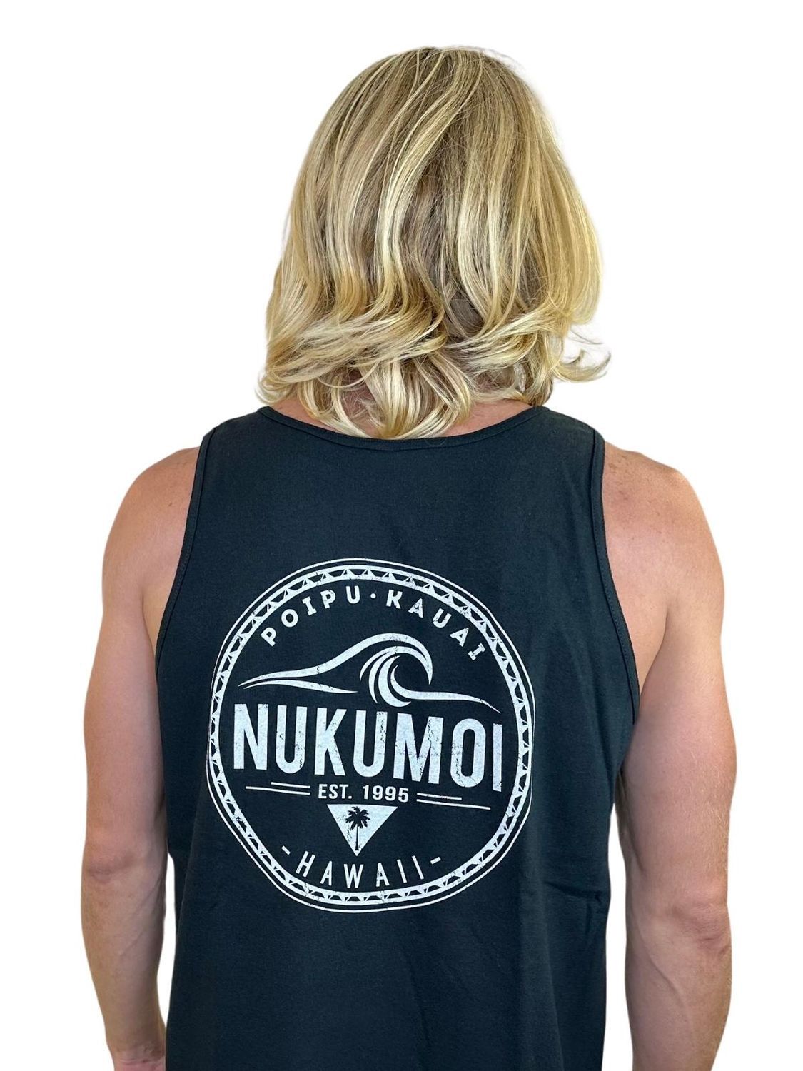 Nukumoi Expedition Wave Tank, Color: Black, Size: Sm