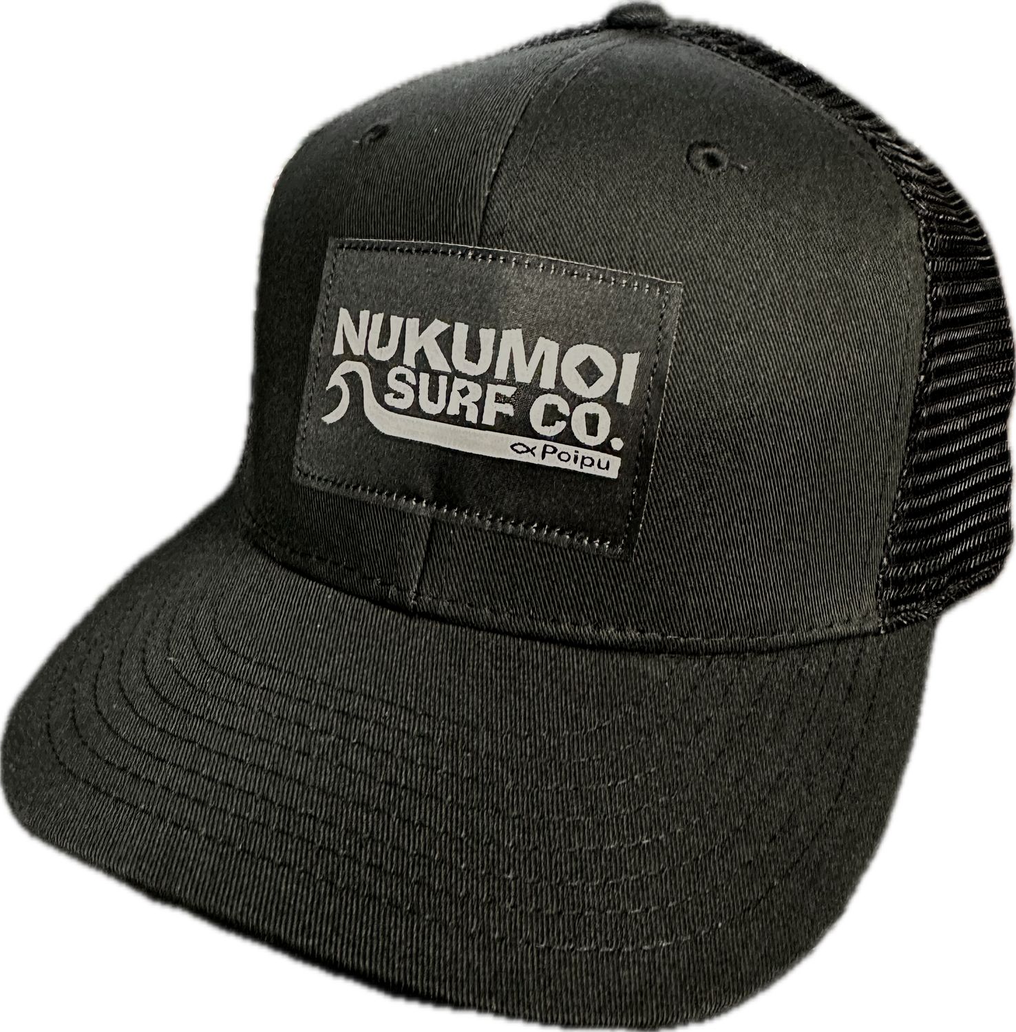 Nukumoi Patch Hat, Color: Black