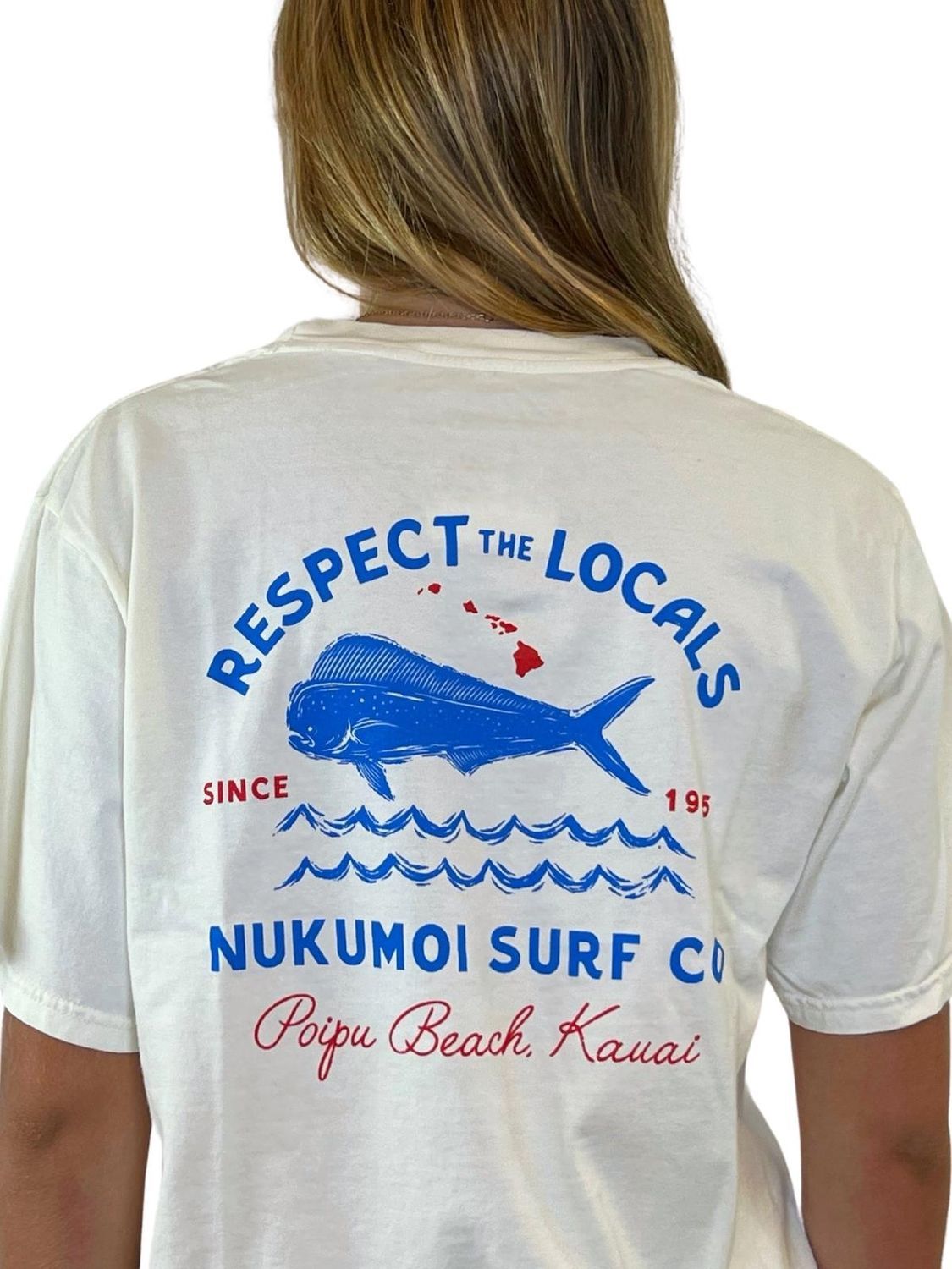 Respect The Locals Crop Tee, Color: Ivory, Size: S