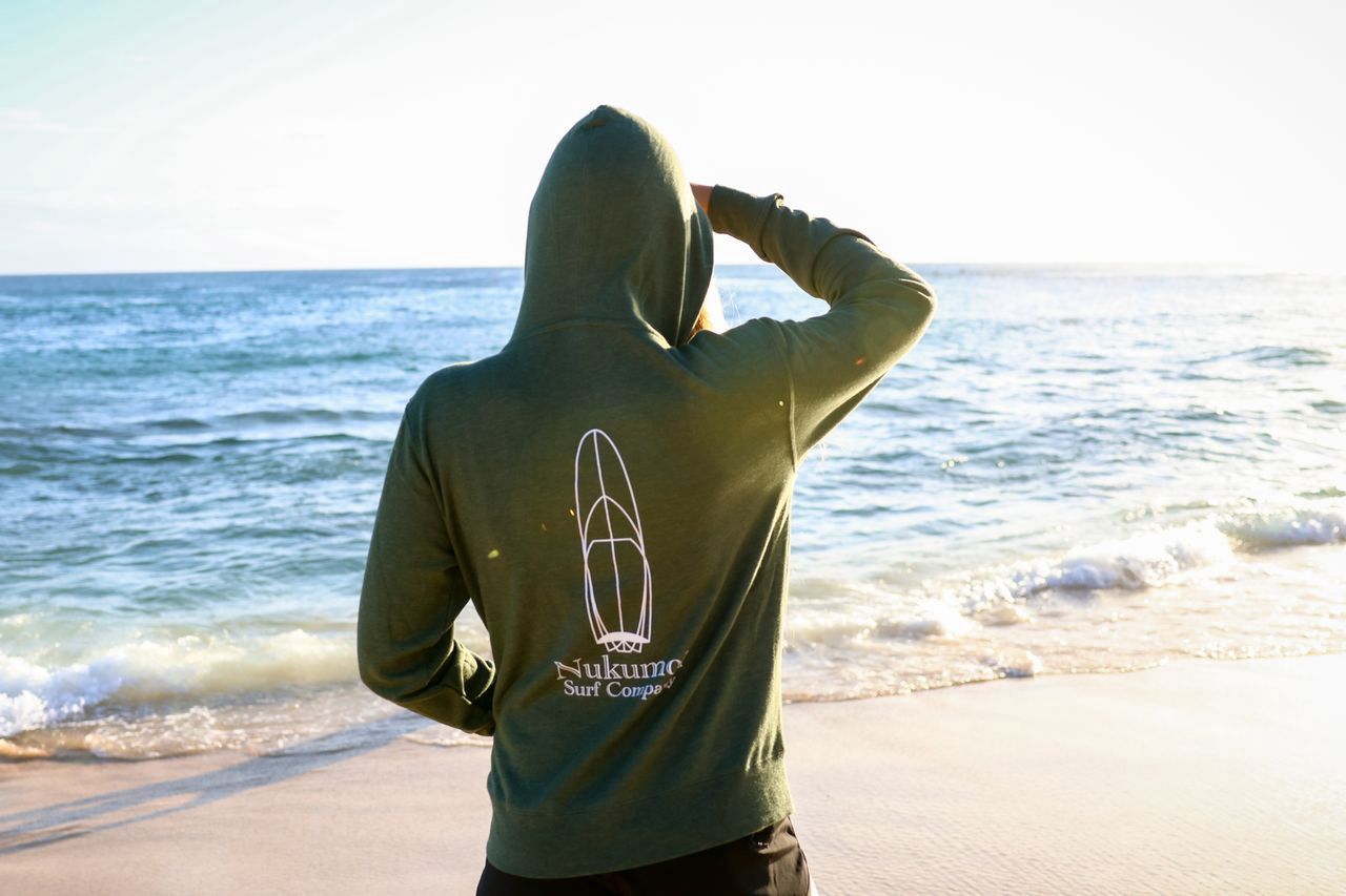 Nukumoi Trinity Zip Hoody, Color: H. Forest, Size: Xs