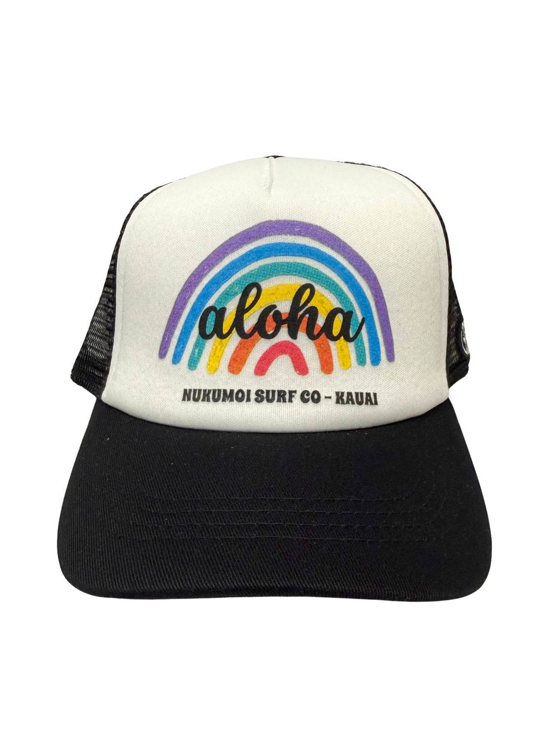 Nuk Aloha Rainbow Keiki Truckr, Color: Wht/Blk, Size: Big