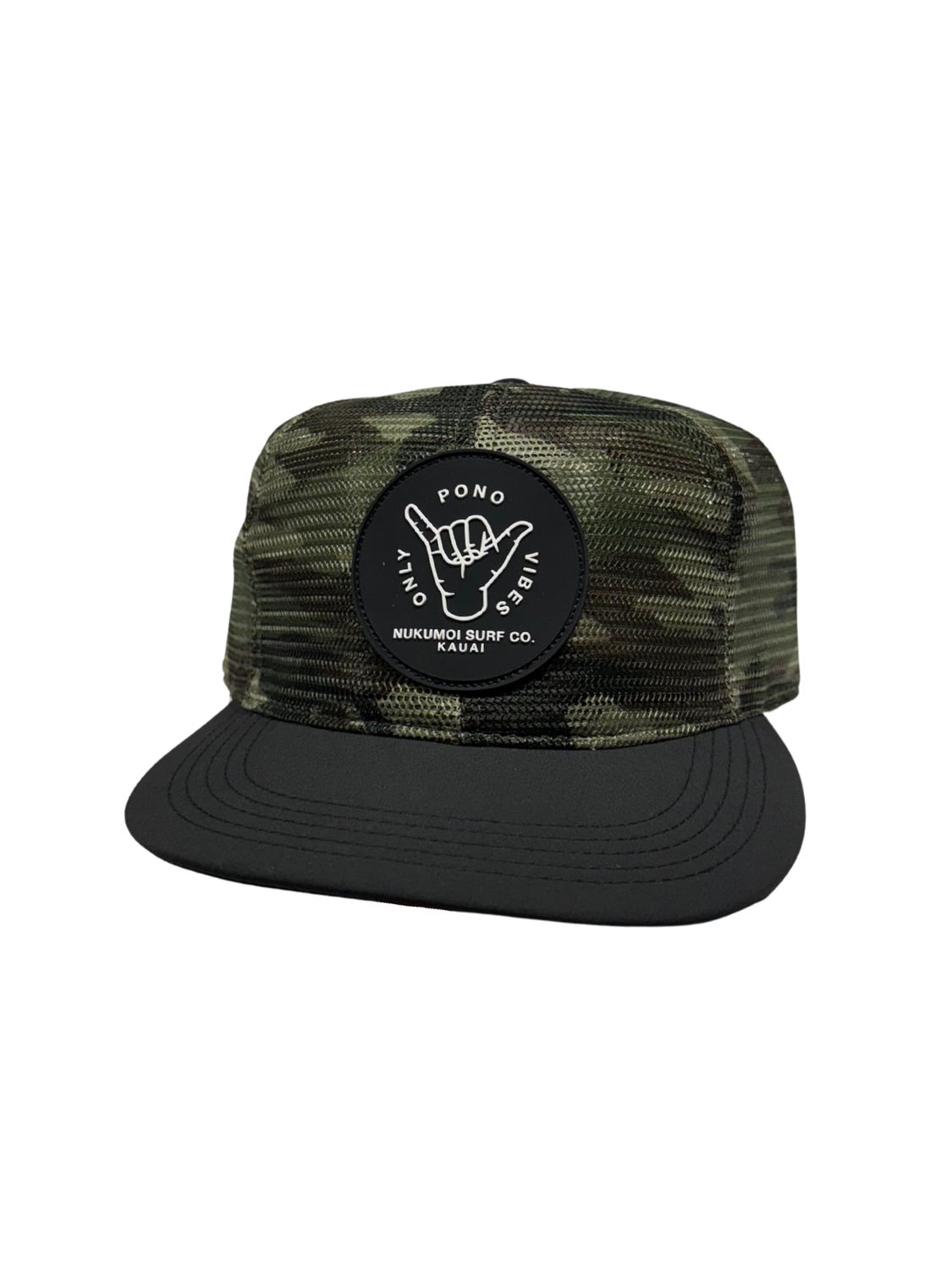 Nukumoi Only Pono Vibes Mesh, Color: Camo, Type: Mesh