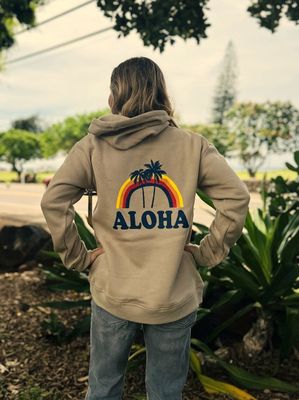 NUKUMOI RAINBOW ALOHA P/O HOODY