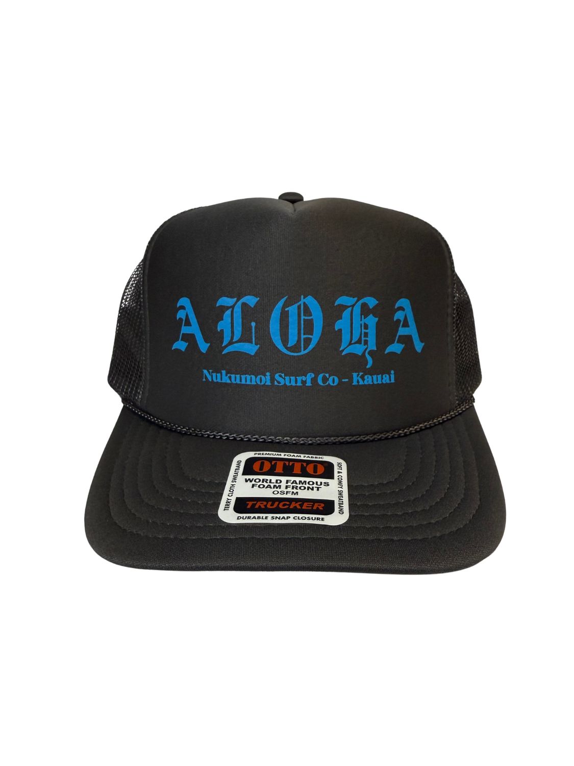 NUKUMOI ALOHA TRUCKER, Color: CHAR/BLU