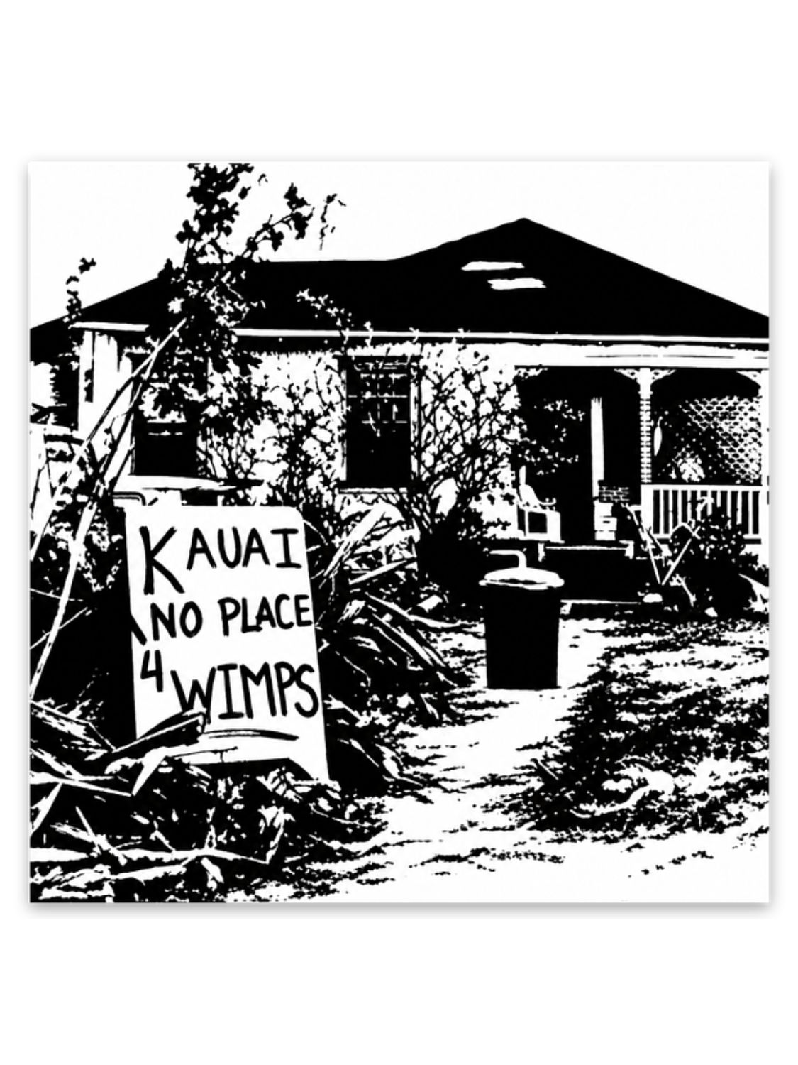 NO WIMPS STICKER
