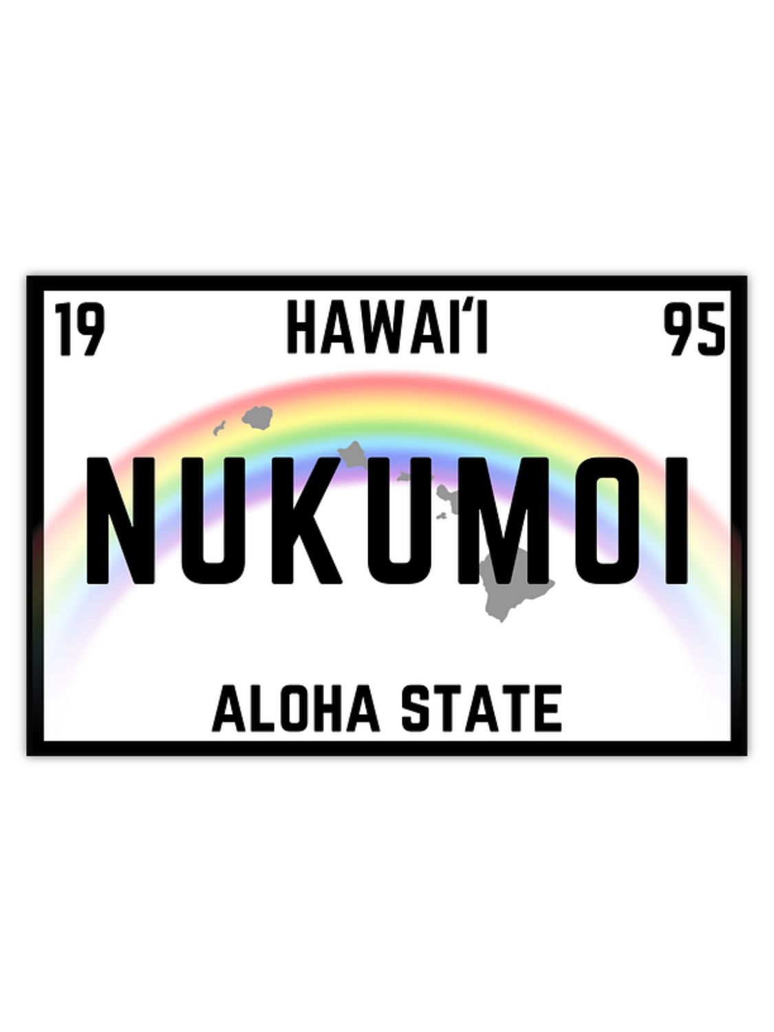 LICENSE PLATE STICKER