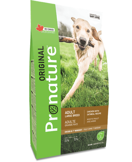 PRONATURE RECETTE POULET ET AVOINE - Grandes races (adulte)15KG