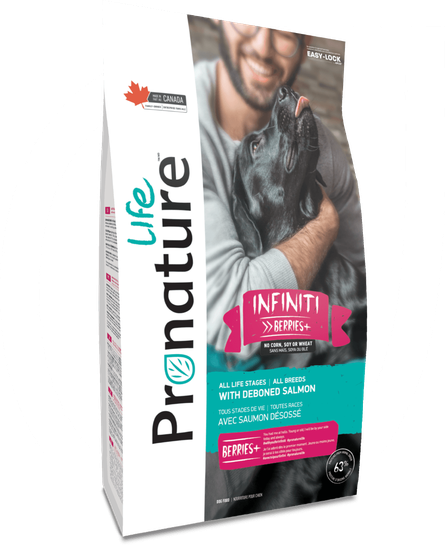 PRONATURE INFINITI - Recette avec saumon désossé - Toutes races (tous stades de vie) 11.3KG