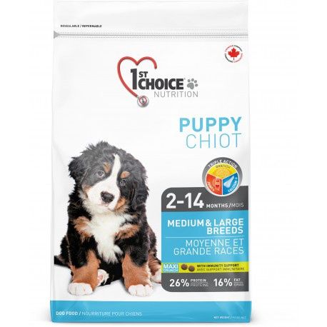 1ST CHOICE CHIOT moy et G-race 2m a 14m 2.72kg