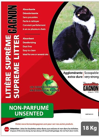 LMG LITIERE NON-PARFUMÉ 18KG