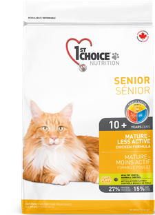 1ST CHOICE MATURE-MOINS ACTIF - CHAT  Formule poulet (sénior) 5.44KG