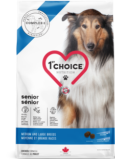 1ST CHOICE SÉNIOR - Moyenne et grande races - Formule poulet 12KG
