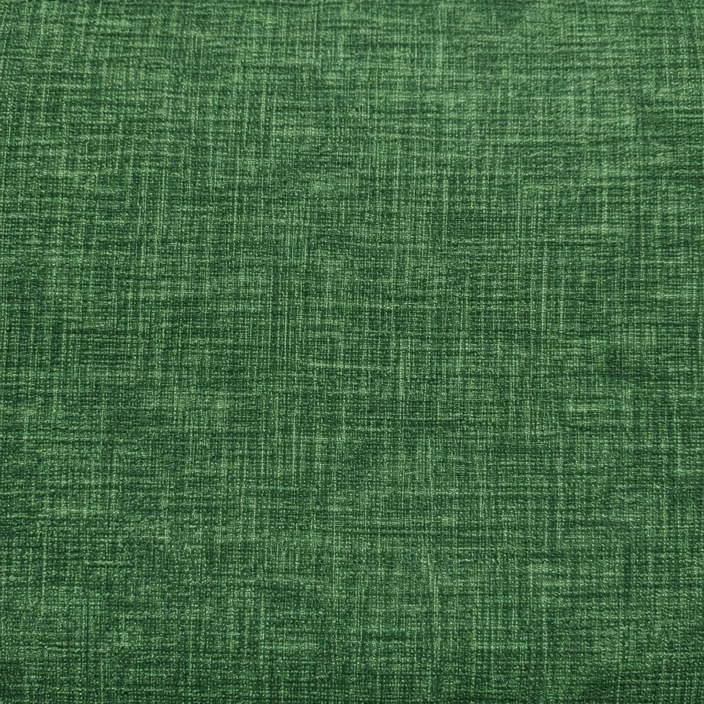 Tissu de recouvrement vert texturé – Style contemporain