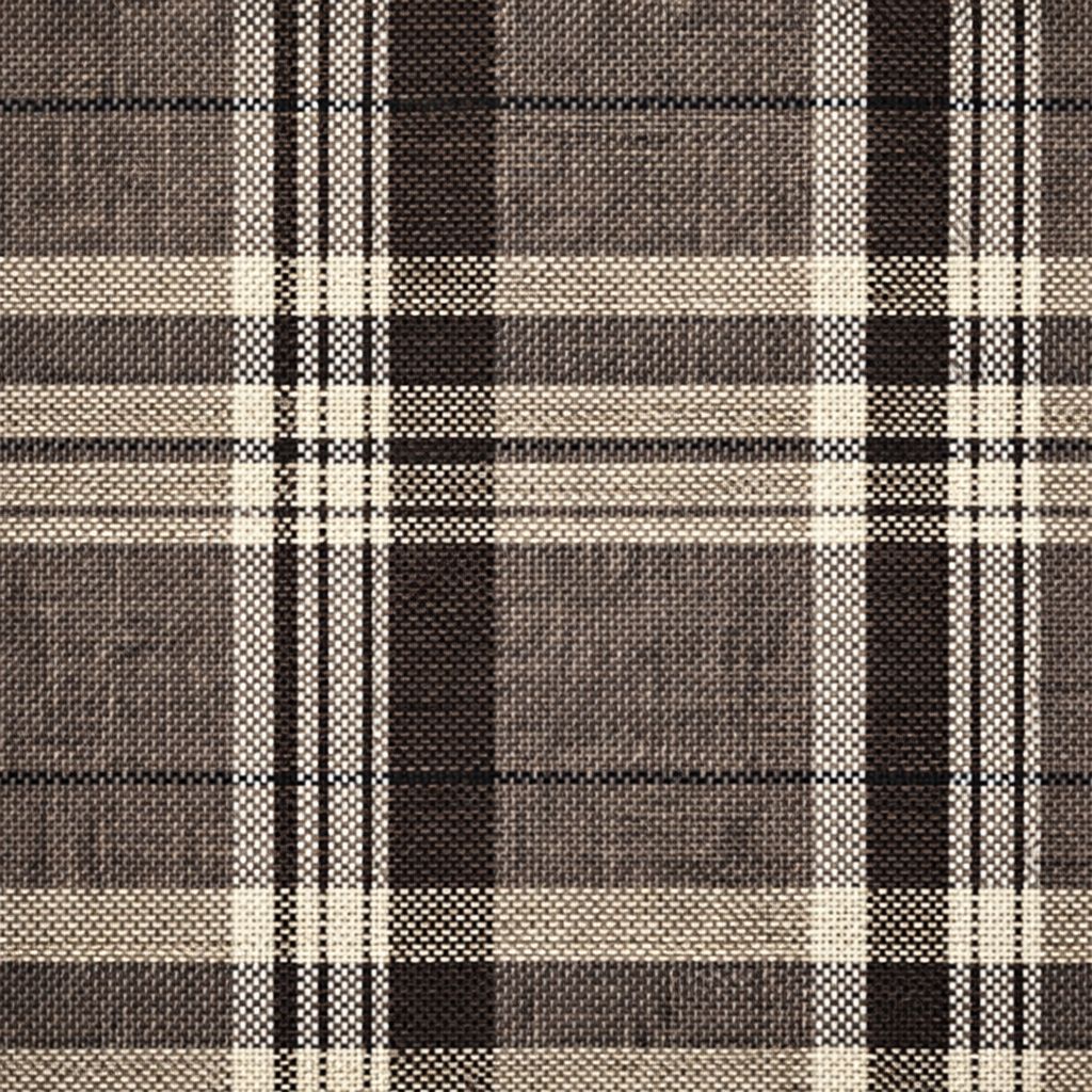 Tissu de recouvrement à carreaux gris – Style classique moderne