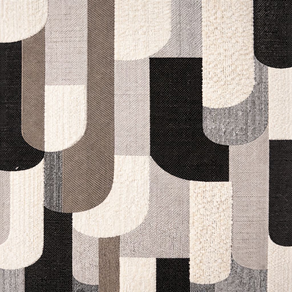 Tissu de recouvrement motif abstrait texturé – Style design